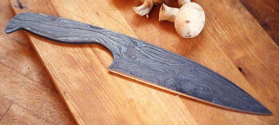 Lot of 3 Handmade Damascus Carbon Steel Sgian Dubh Blank Blades Knife  making